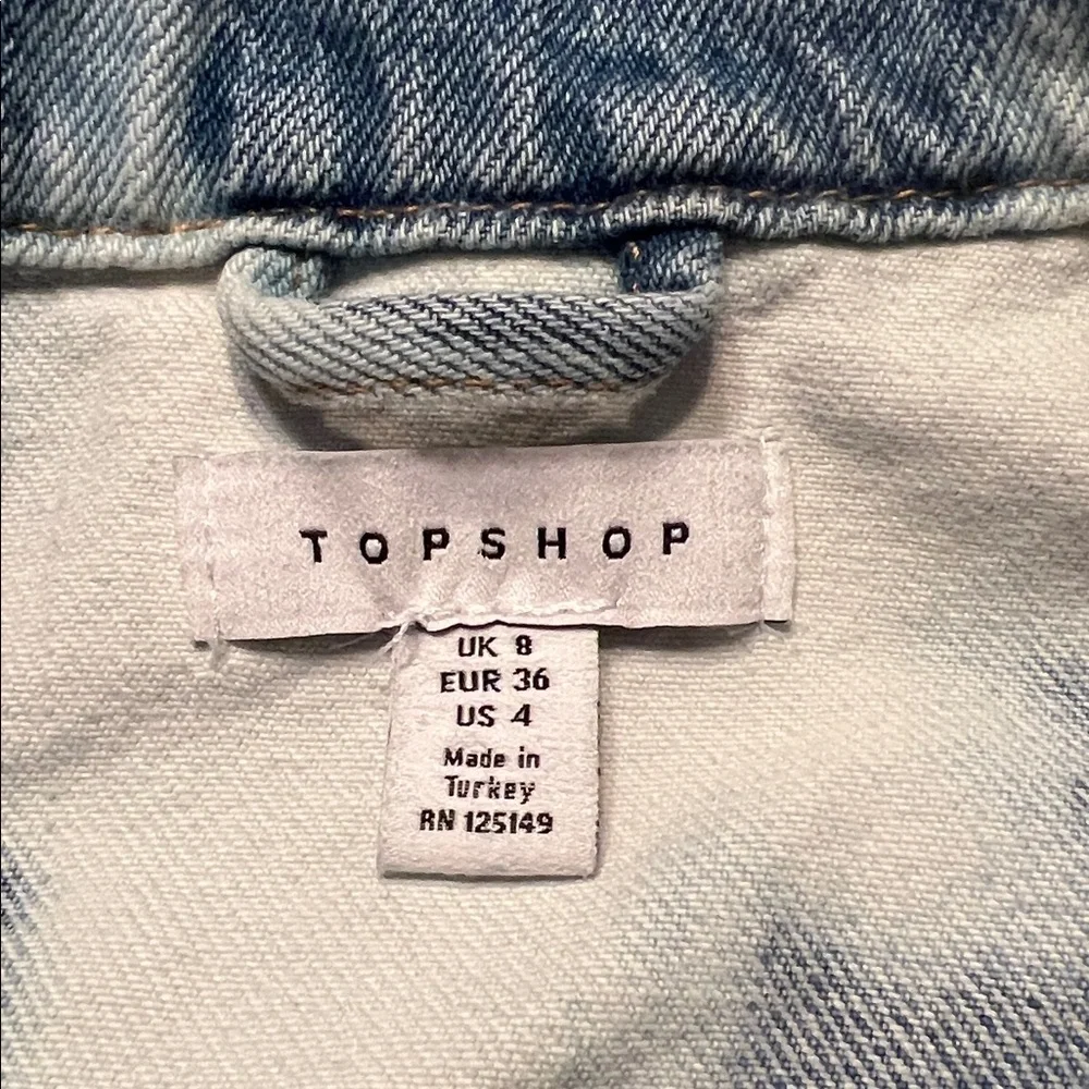 Topshop euc denim